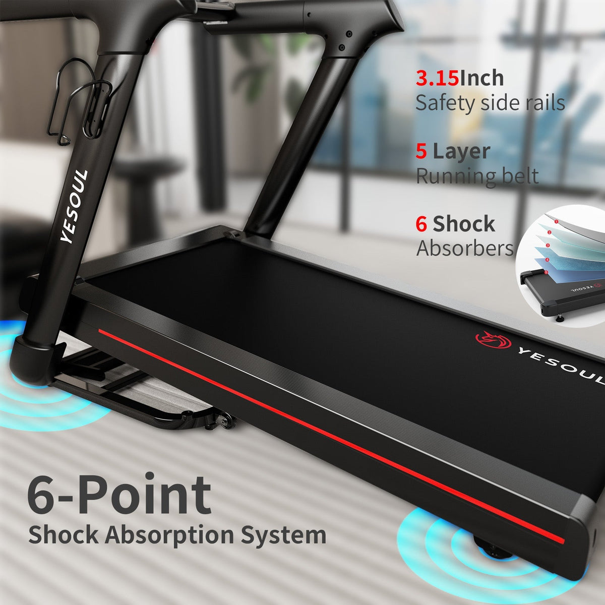 T3 Pro Treadmill — detail view