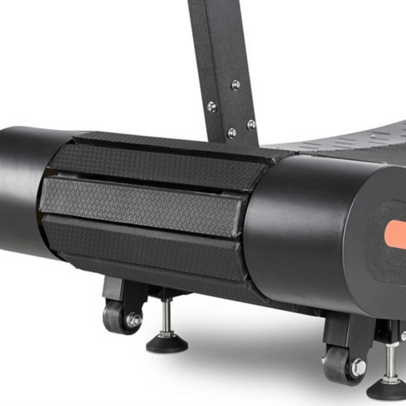 Force Fitness HIIT Runner Curve Treadmill — in use