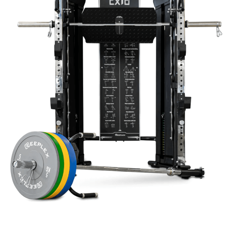 Force Fitness Xc10 Smart All-In-One Trainer — rear view