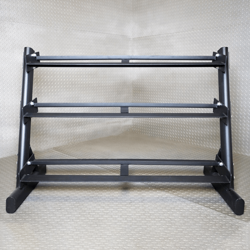 Force Fitness 3 Tier Dumbbell Rack — close-up of the frame