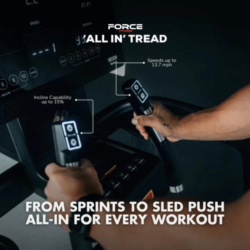 Force Fitness All-In Tread Run Pro — rear view