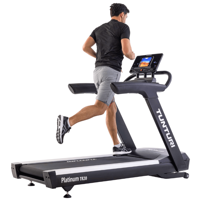 Tunturi Platinum Tr20 Commercial Treadmill — side view