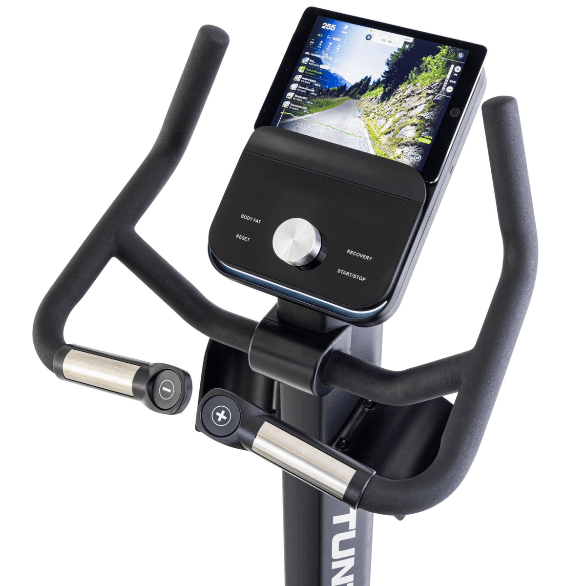 Tunturi Platinum E20 Upright Bike — detail view
