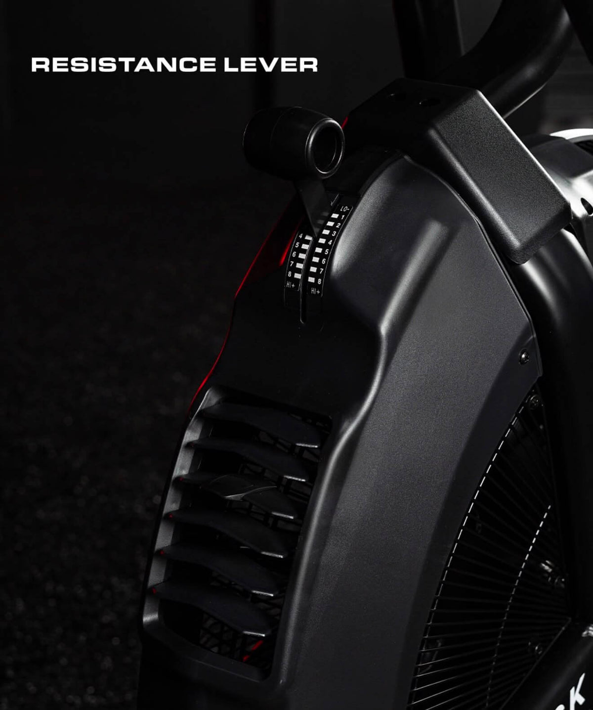 Force Fitness Maverick Commercial Air Bike — detail view