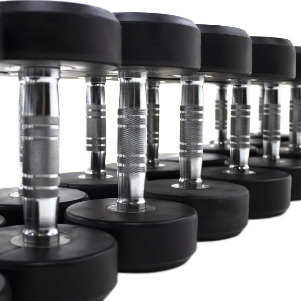 Tpu Round Dumbbell Set 2.5kg – 30kg (2.5kg Incr) 12 Pairs — alternative angle