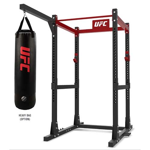 UFC UFC Home Use Powe Rack Only-BK / RD — rack available from Gym Machines South Africa