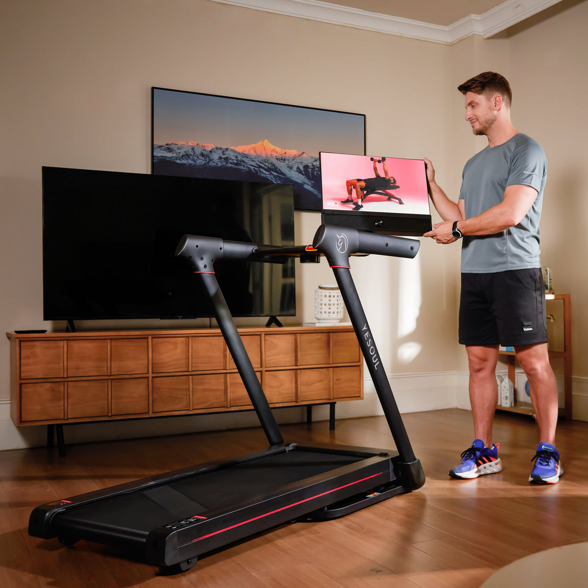T3 Plus Smart Treadmill — close-up of the frame