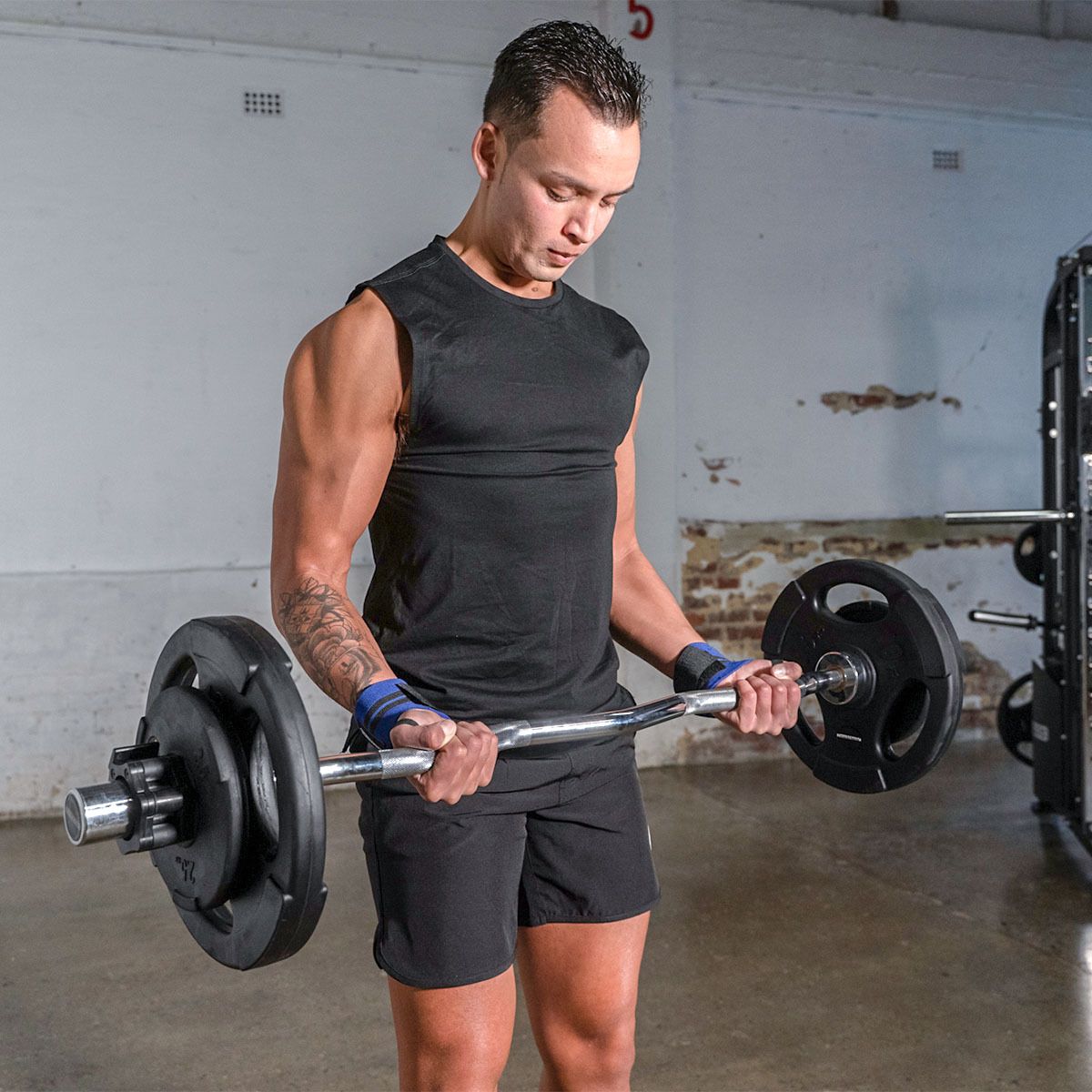 Olympic EZ Curl Bar — alternative angle