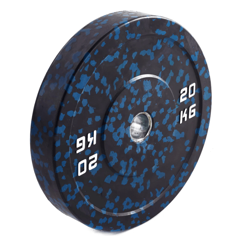 Force Fitness Monster Fleck Bumper Plates — rear view