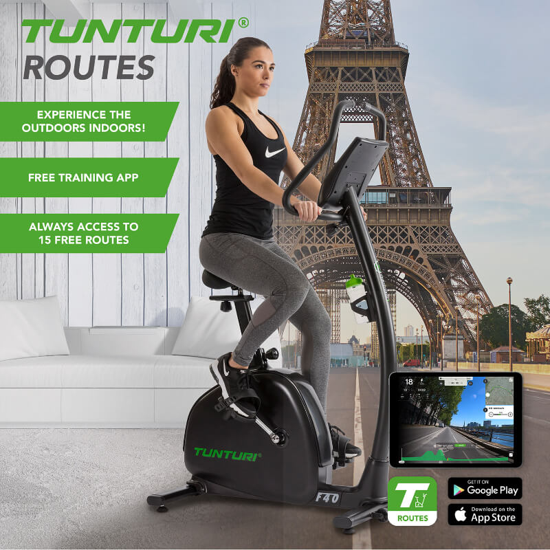 Vendor-Unknown Competence F40 Upright Exercise Bike - Zwift — alternative angle
