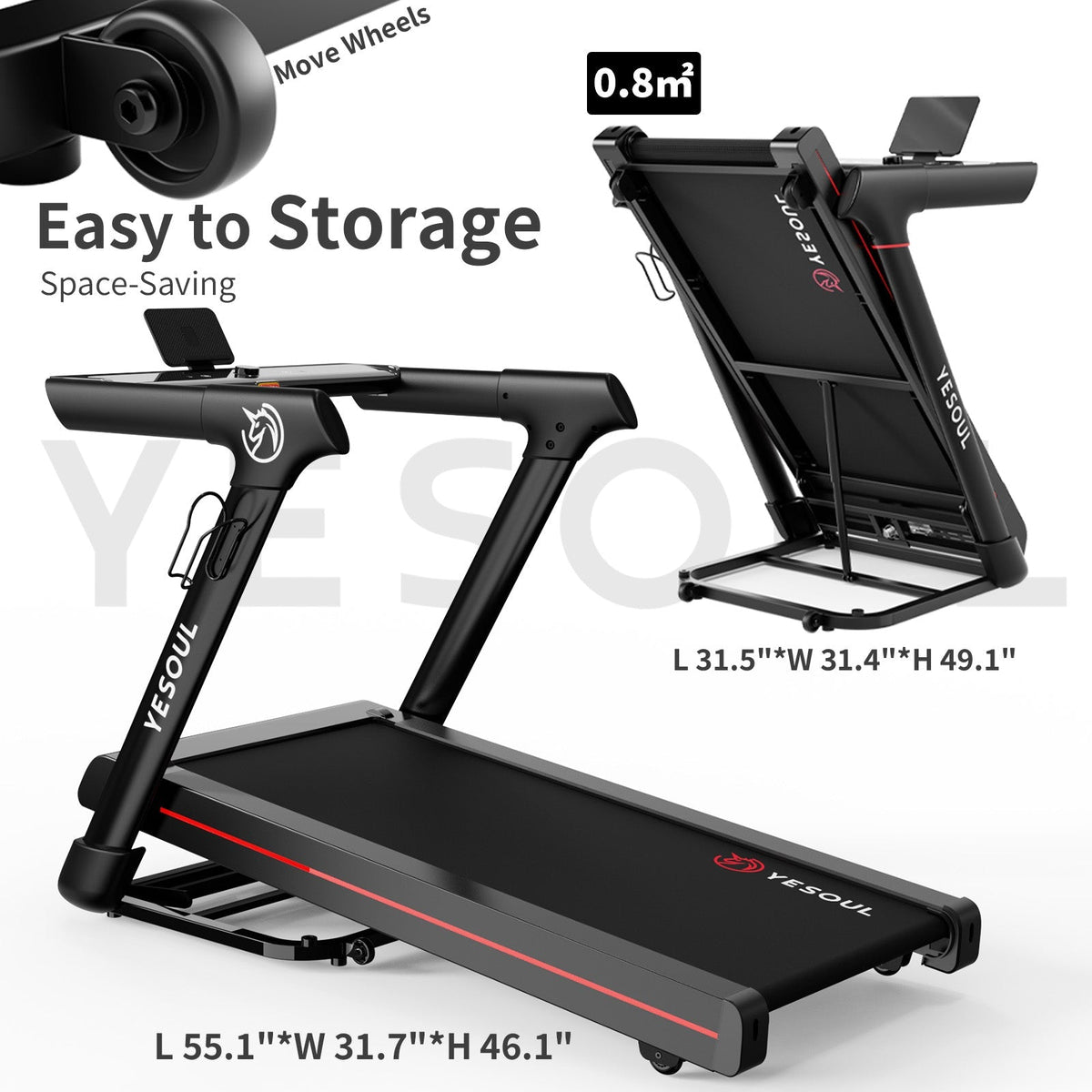 T3 Pro Treadmill — close-up of the frame