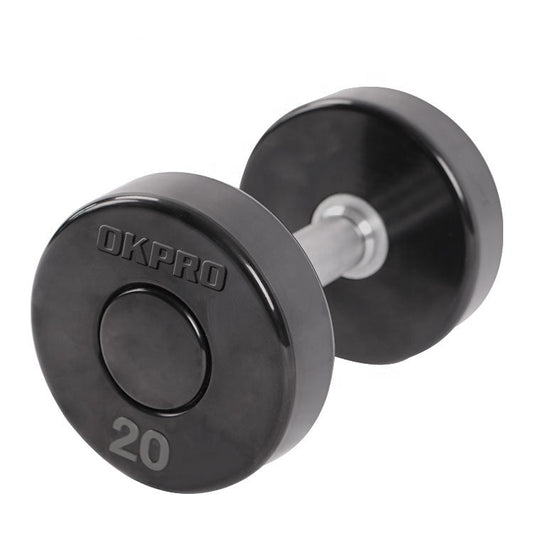 40kg Round Urethane Dumbbell Set — dumbbell set available from Gym Machines South Africa