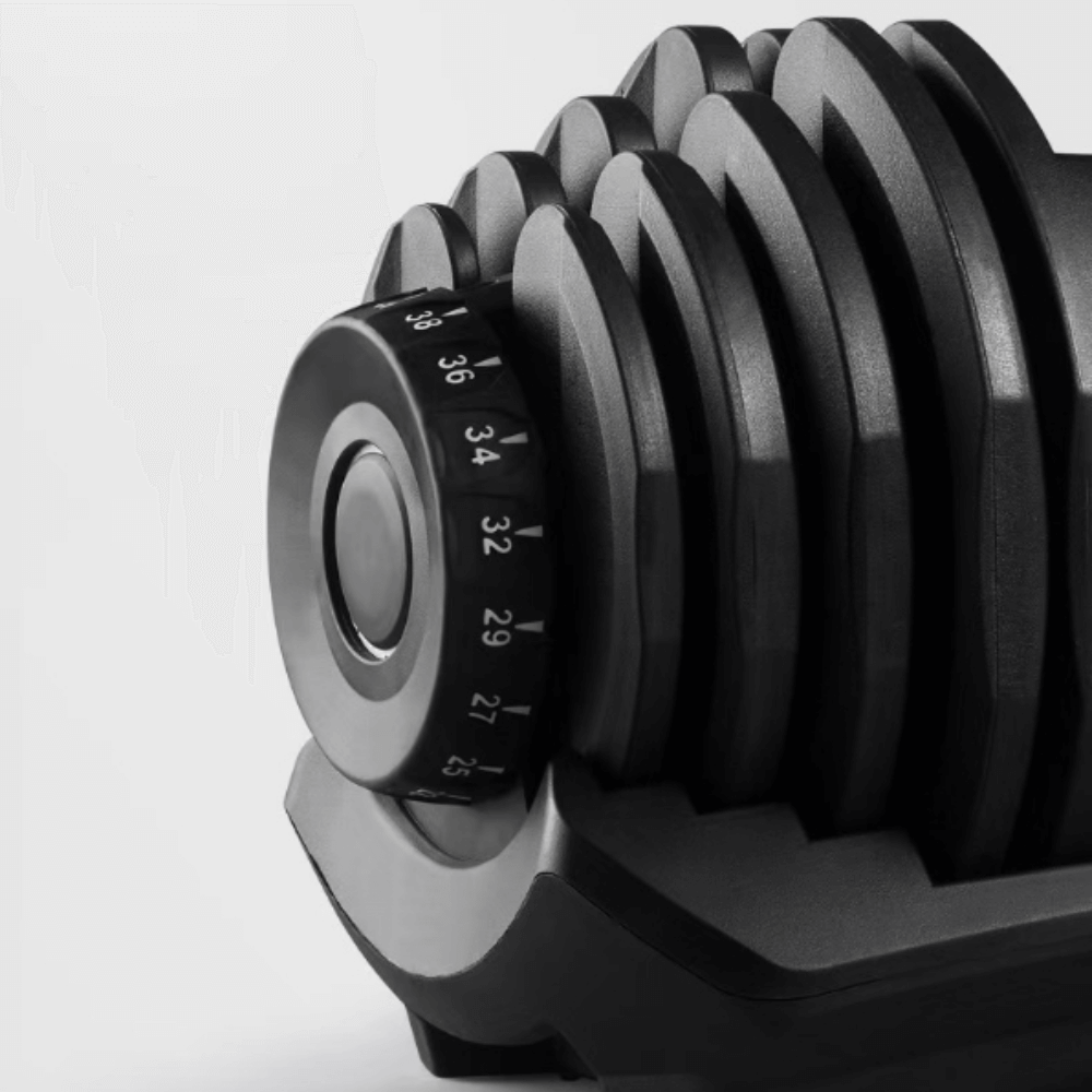 24kg Adjustable Dumbbell (Pair) — in use
