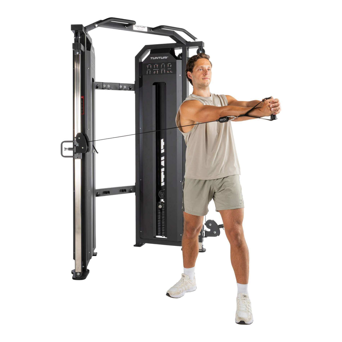 Tunturi Platinum Functional Trainer - Selectorized — side view