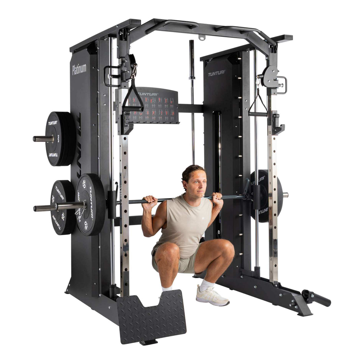 Tunturi Platinum All-In-One Trainer — side view