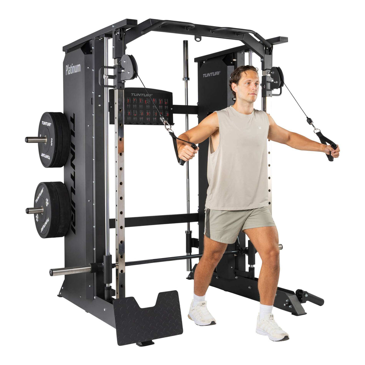 Tunturi Platinum All-In-One Trainer — rear view