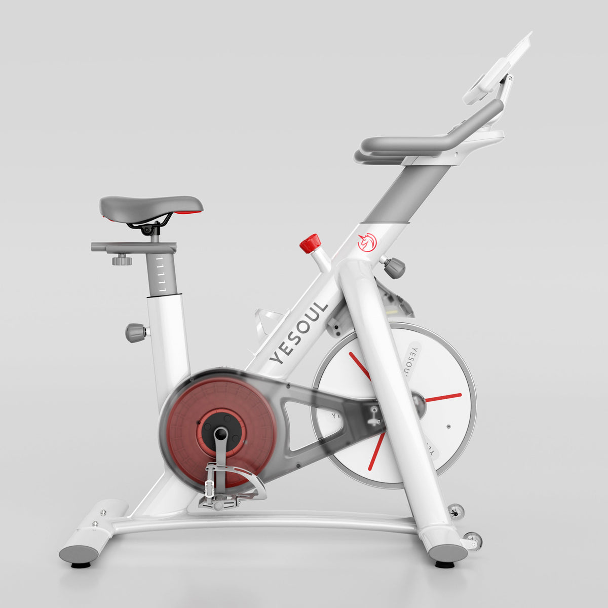 Vendor-Unknown S3 Indoor Exercise Spin Bike — rear view