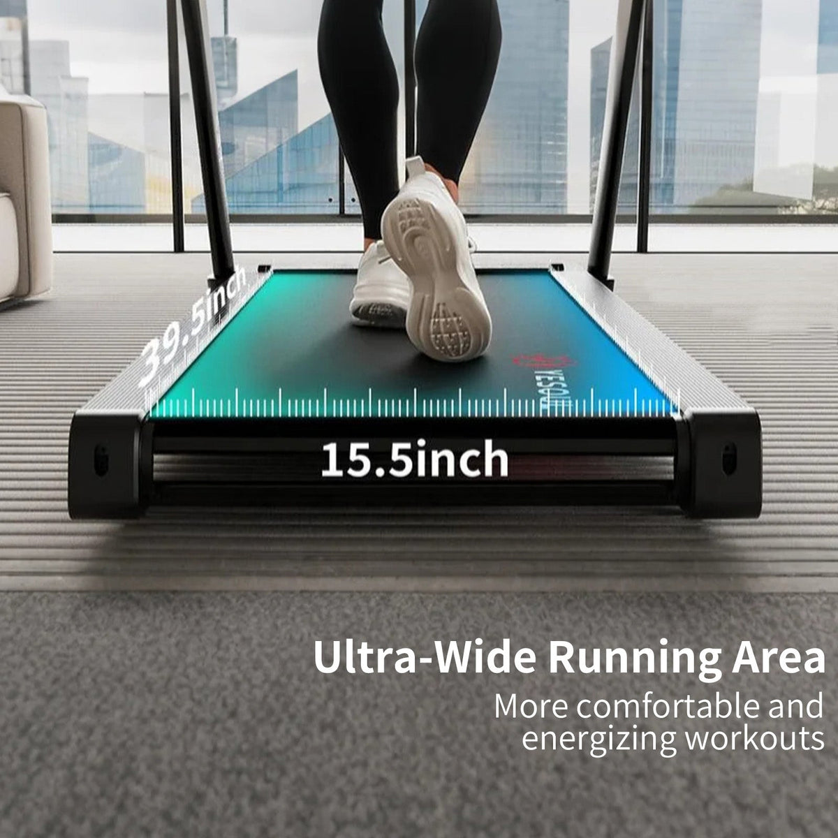 T3 Pro Treadmill — side view