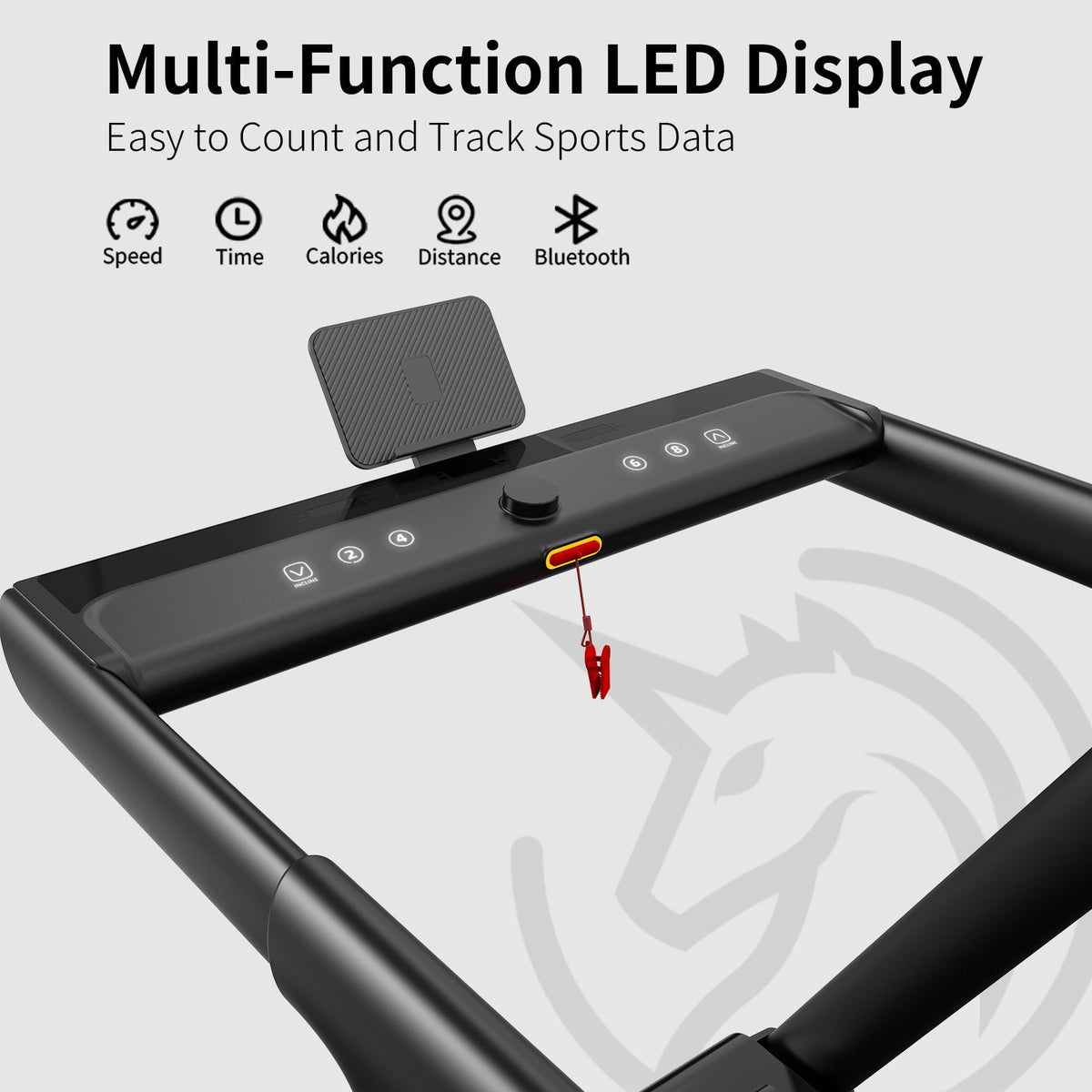 T3 Pro Treadmill — rear view