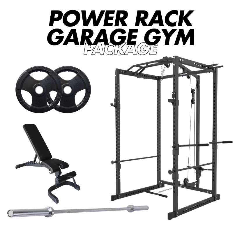Power Rack & Lat Pull Down Combo Complete Garage Gym — conditioning kit available from Gym Machines South Africa
