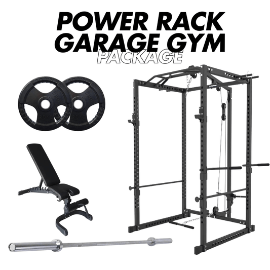 Power Rack & Lat Pull Down Combo Complete Garage Gym — conditioning kit available from Gym Machines South Africa