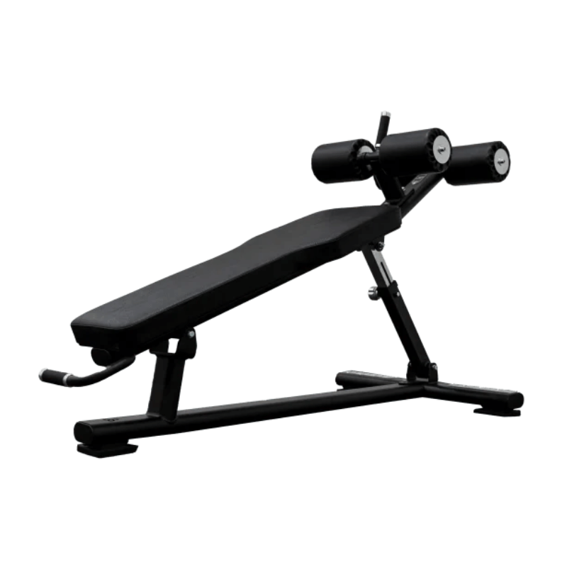 Force Fitness Pro Adjustable Abdominal Bench — rear view
