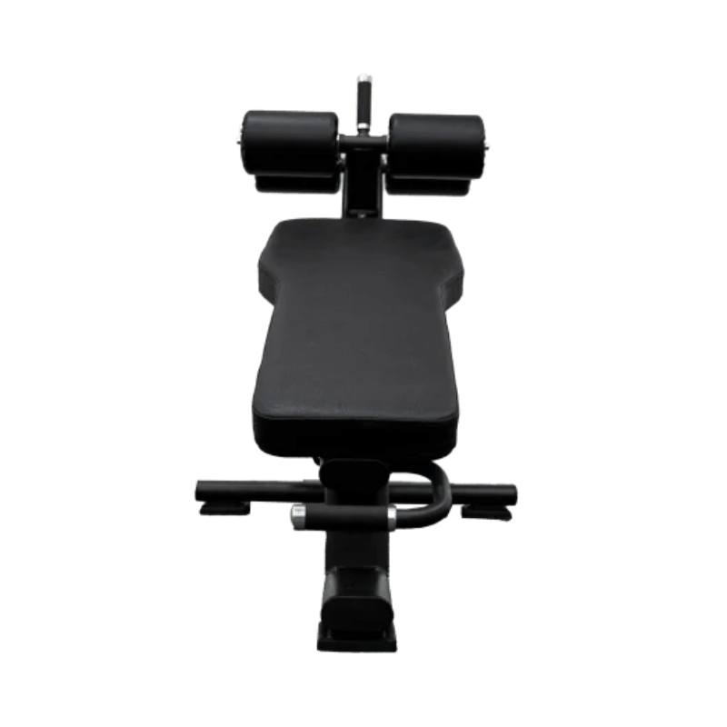 Force Fitness Pro Adjustable Abdominal Bench — close-up of the frame