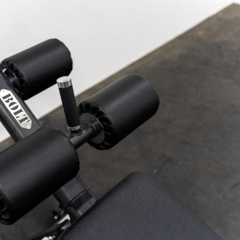 Force Fitness Pro Adjustable Abdominal Bench — in use