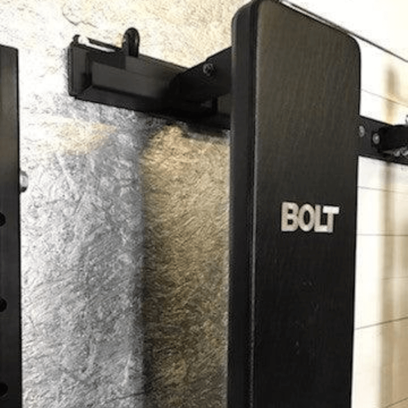 Bench & Rower Wall Hanger Storage — close-up of the frame