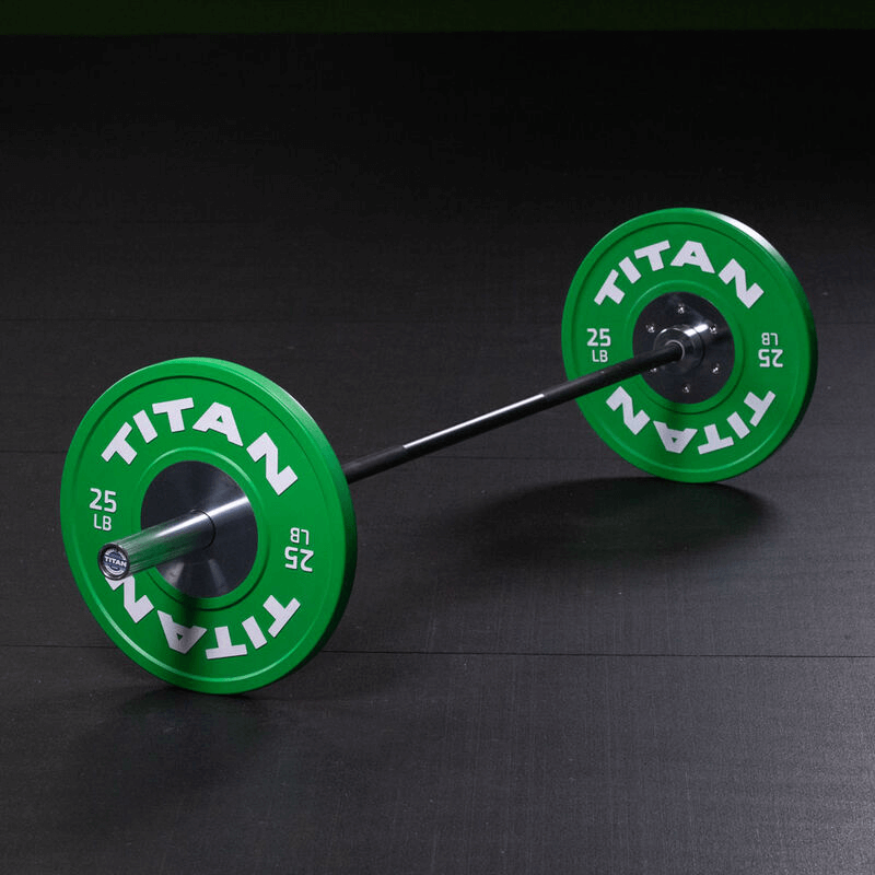 Shorty Olympic Barbell - Black — detail view