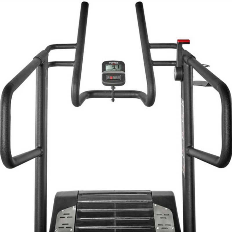 Force Fitness Track Runner Curve Treadmill — side view