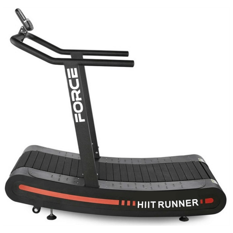 Force Fitness HIIT Runner Curve Treadmill — close-up of the frame