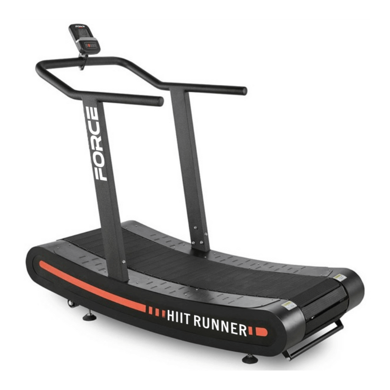 Force Fitness HIIT Runner Curve Treadmill — rear view
