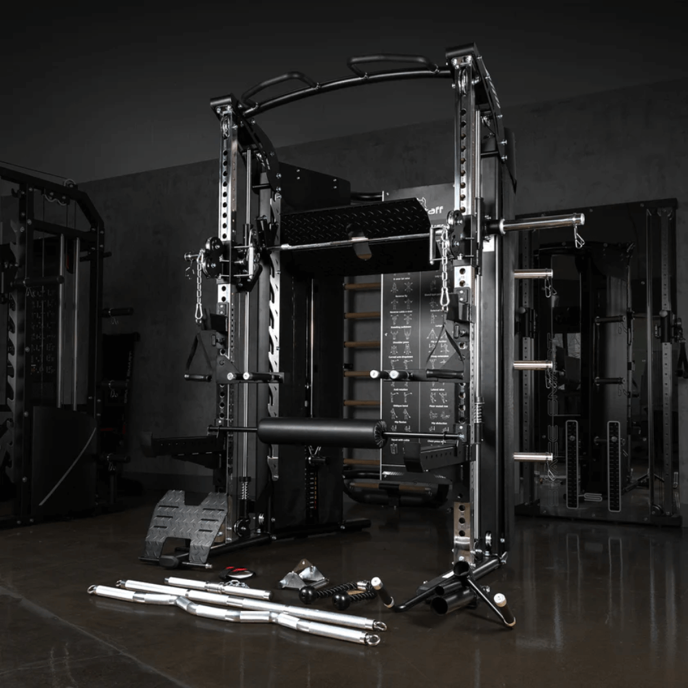 Ultimate Xc10 Smart All-In-One Trainer Multi Gym Package — close-up of the frame