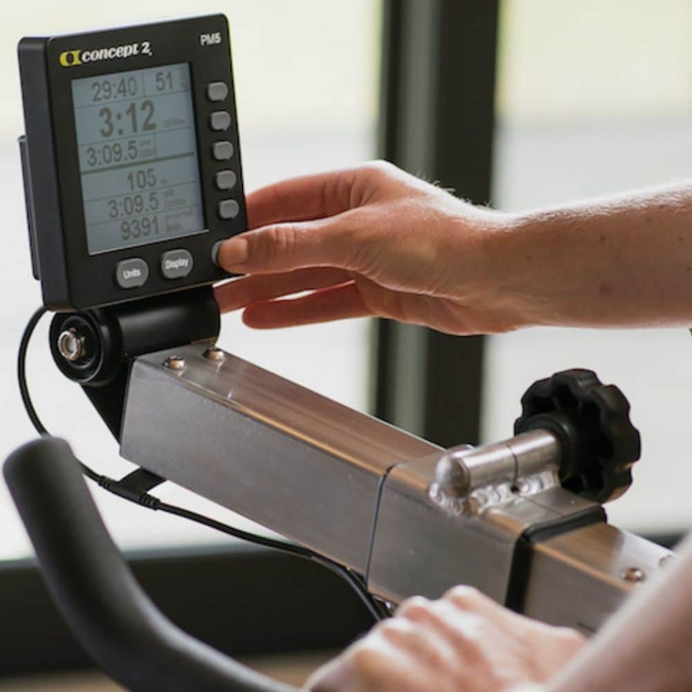 Concept 2 BikeErg® With Pm5 — close-up of the frame