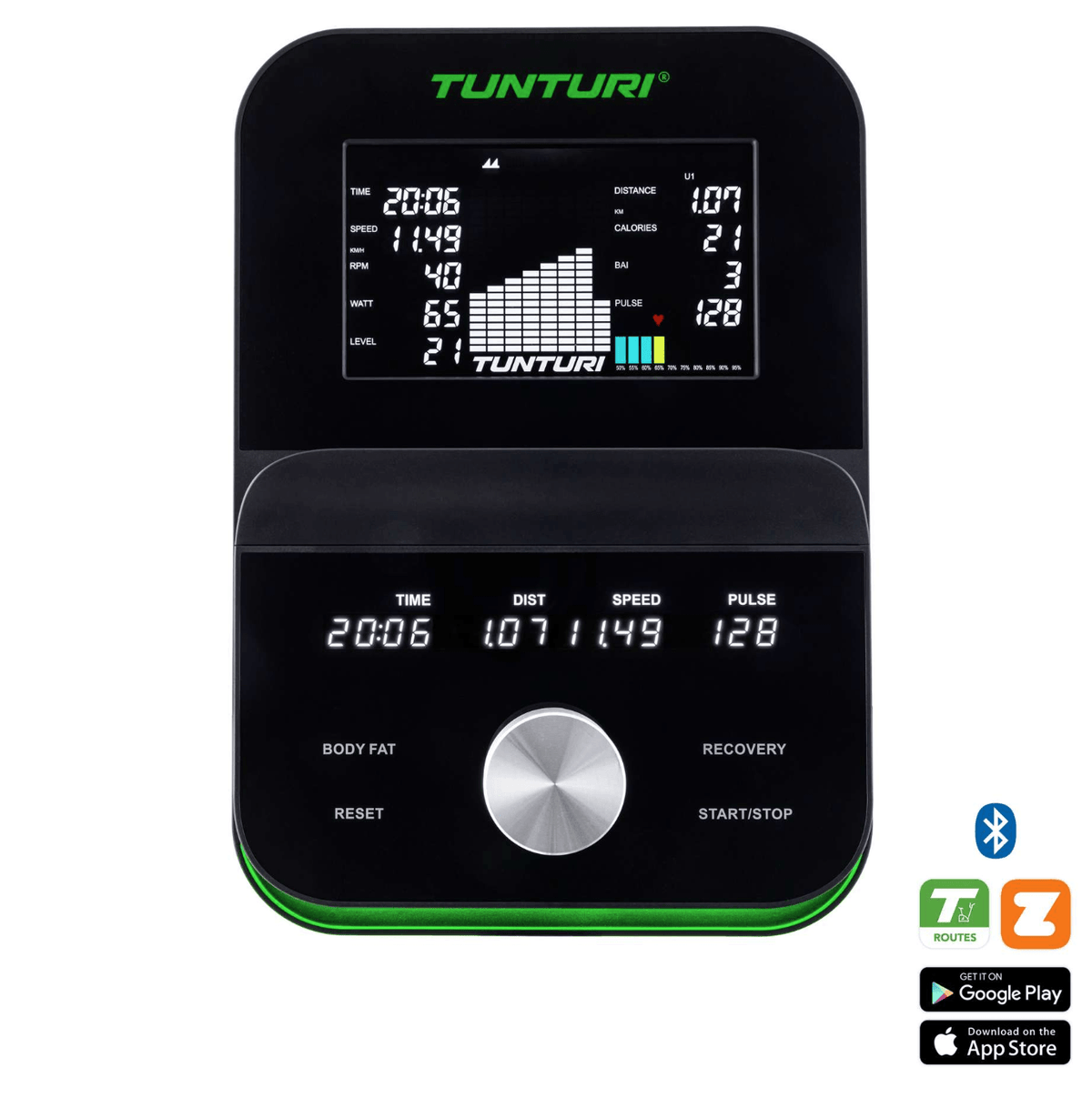 Tunturi Signature E80 Exercise Bike — side view