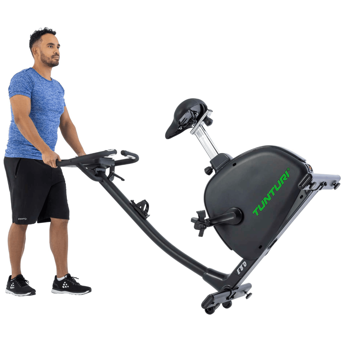 Tunturi Signature E80 Exercise Bike — in use