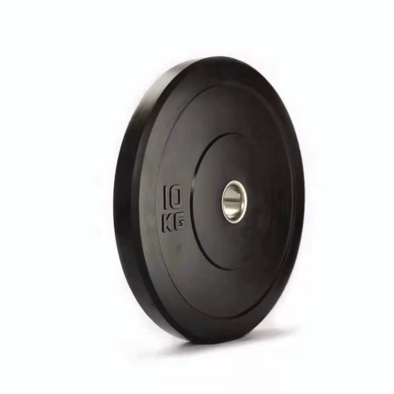 Elite All Black Bumper Plates — alternative angle
