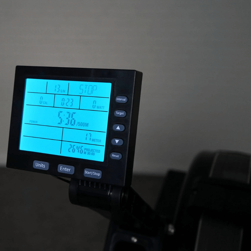 Force Fitness Ar9 Air Rower — rear view