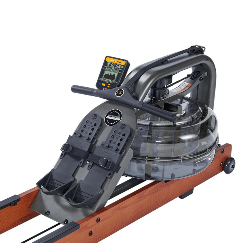 Apollo Pro V Fluid Water Rower — rear view