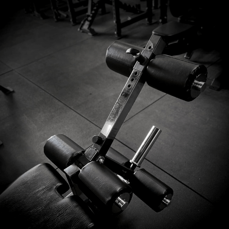 Force Fitness Adjustable Bench + Leg Extension & Leg Curl Combo — side view