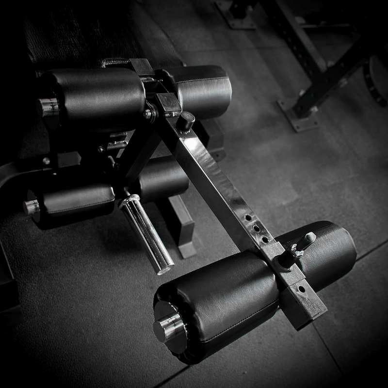 Force Fitness Adjustable Bench + Leg Extension & Leg Curl Combo — detail view