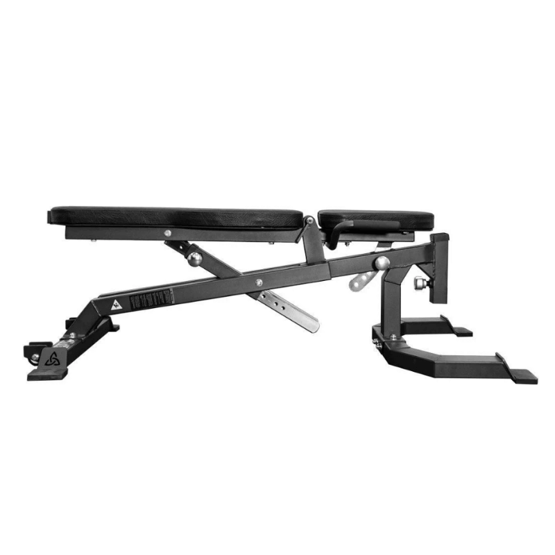 Force Fitness Adjustable Bench + Leg Extension & Leg Curl Combo — alternative angle