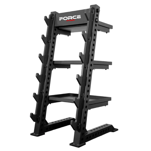 Force Fitness Barbell & Cable Attachment Accessory Rack — rack available from Gym Machines South Africa