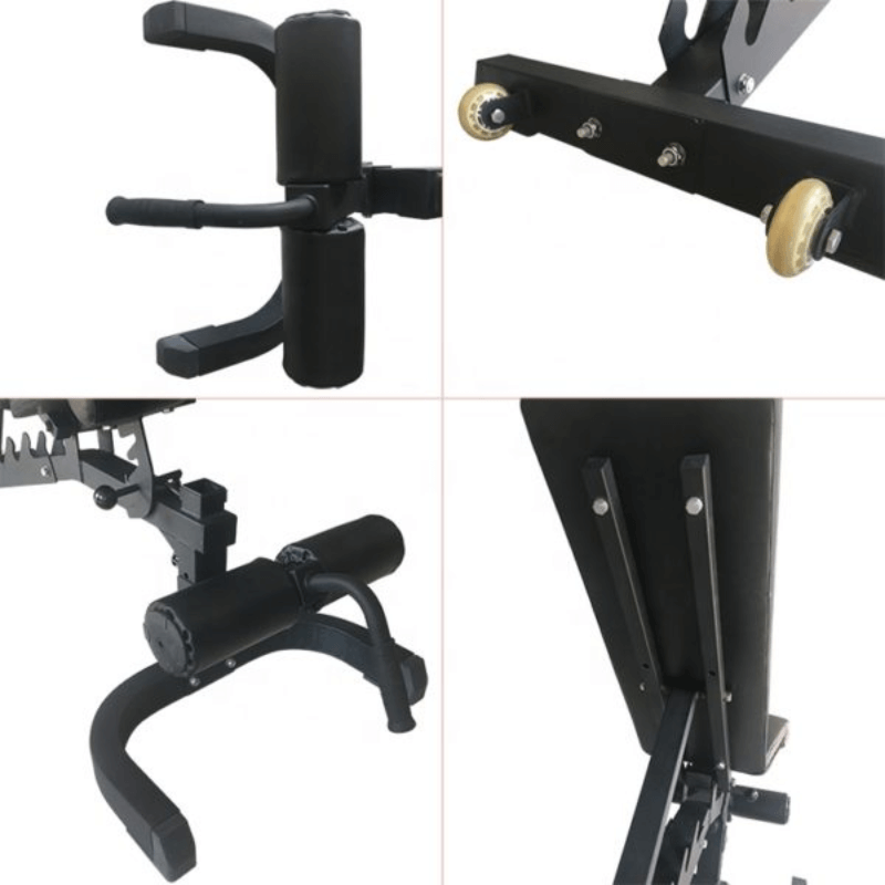Force Fitness Commercial Fid Bench — close-up of the frame