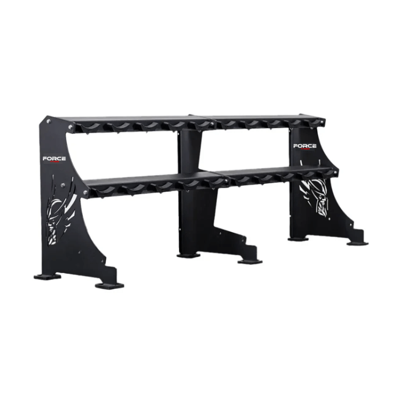 Force Fitness 2 Tier Evolution Dumbbell Rack — rack available from Gym Machines South Africa