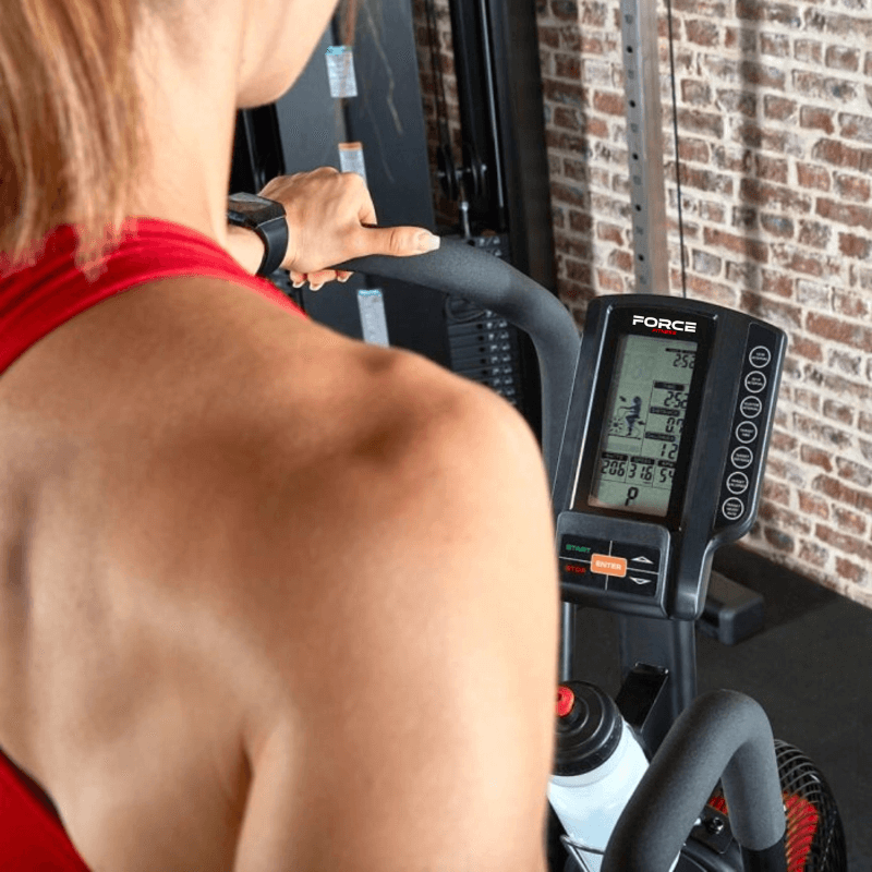 Force Fitness HIIT Air Bike — detail view