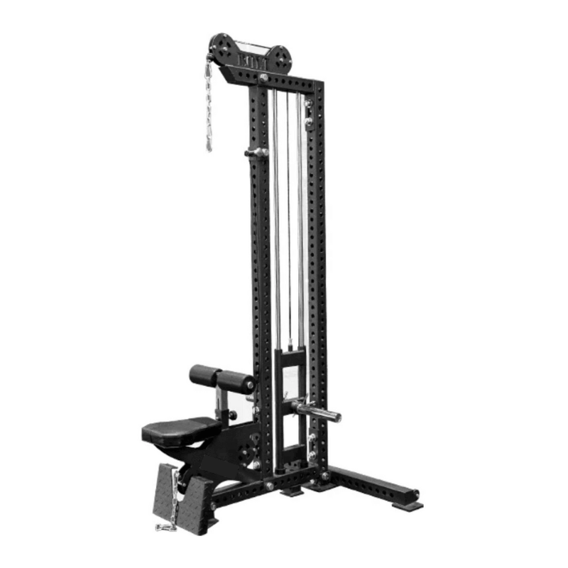 Force Fitness Lp10 Plate Loaded Lat Pulldown & Low Row Combo — side view