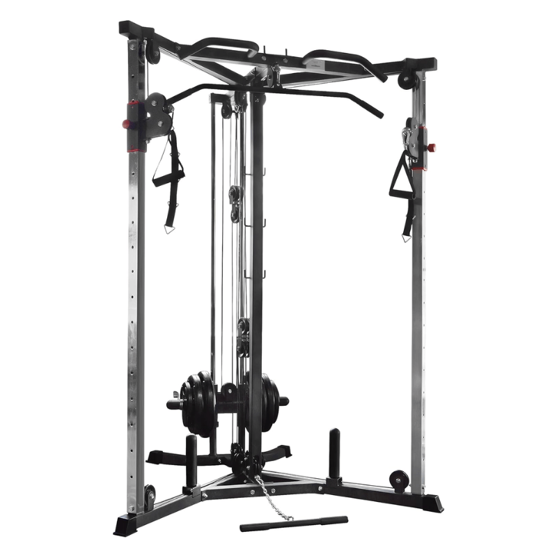 Force Fitness Cable Crossover Functional Trainer — rear view