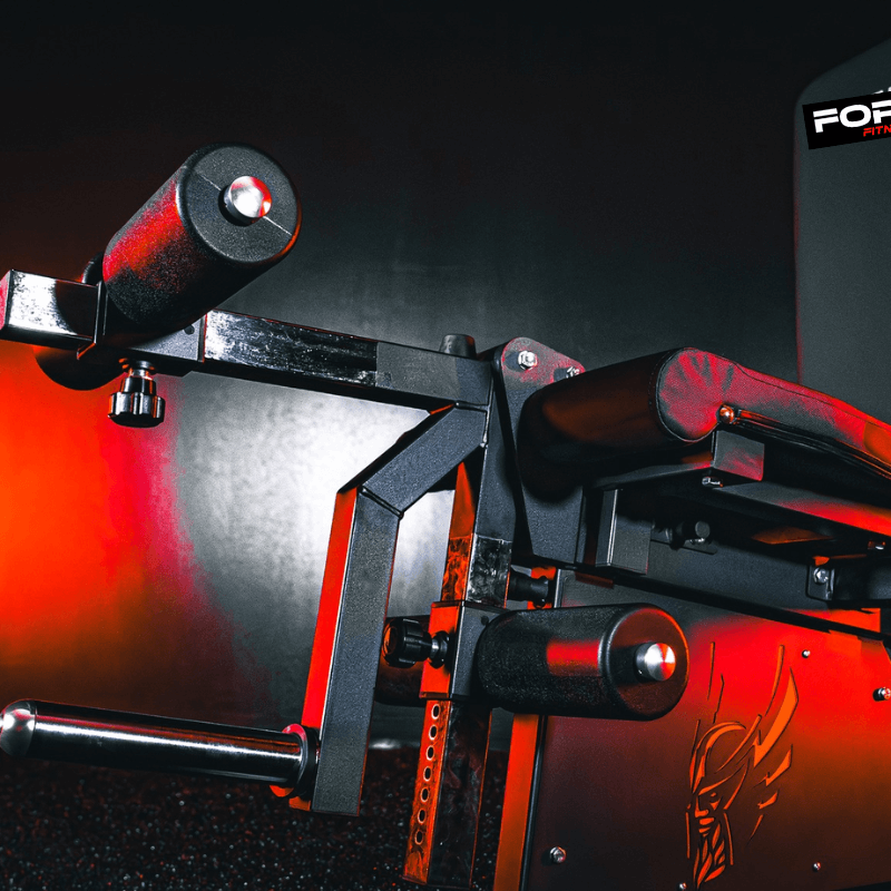 Force Fitness Pro Leg Extension Leg Curl Combo — in use